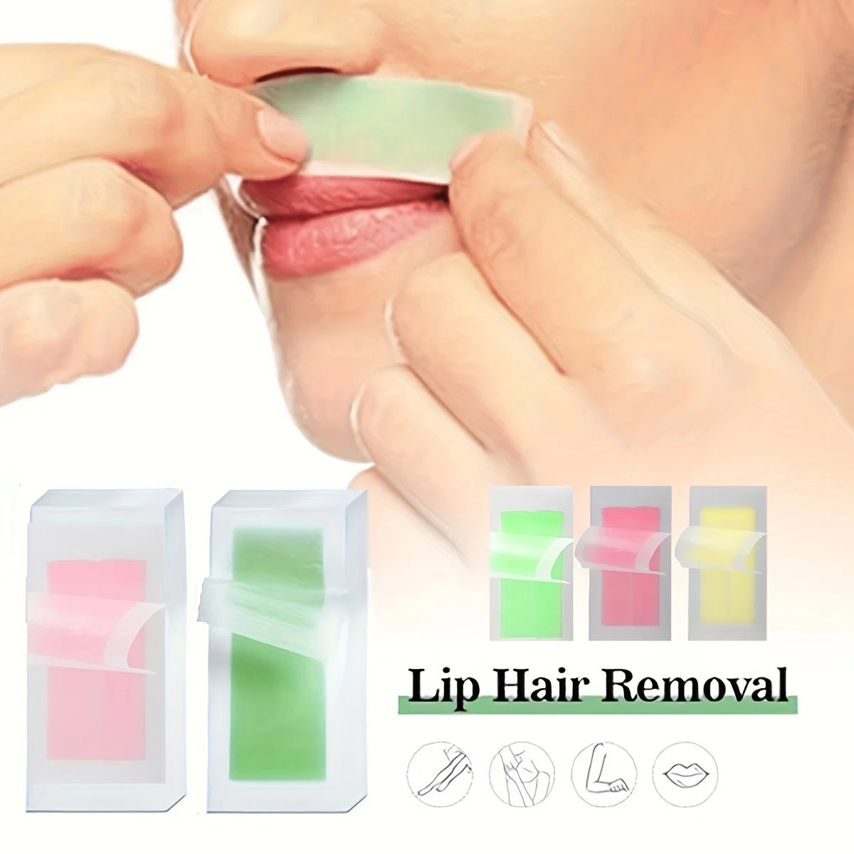 Professional Warning Tapes For Summer Hair Removal,