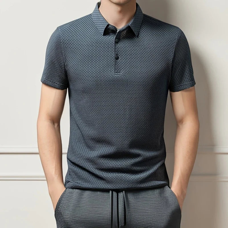 New Men's Business POLO Shirt Summer