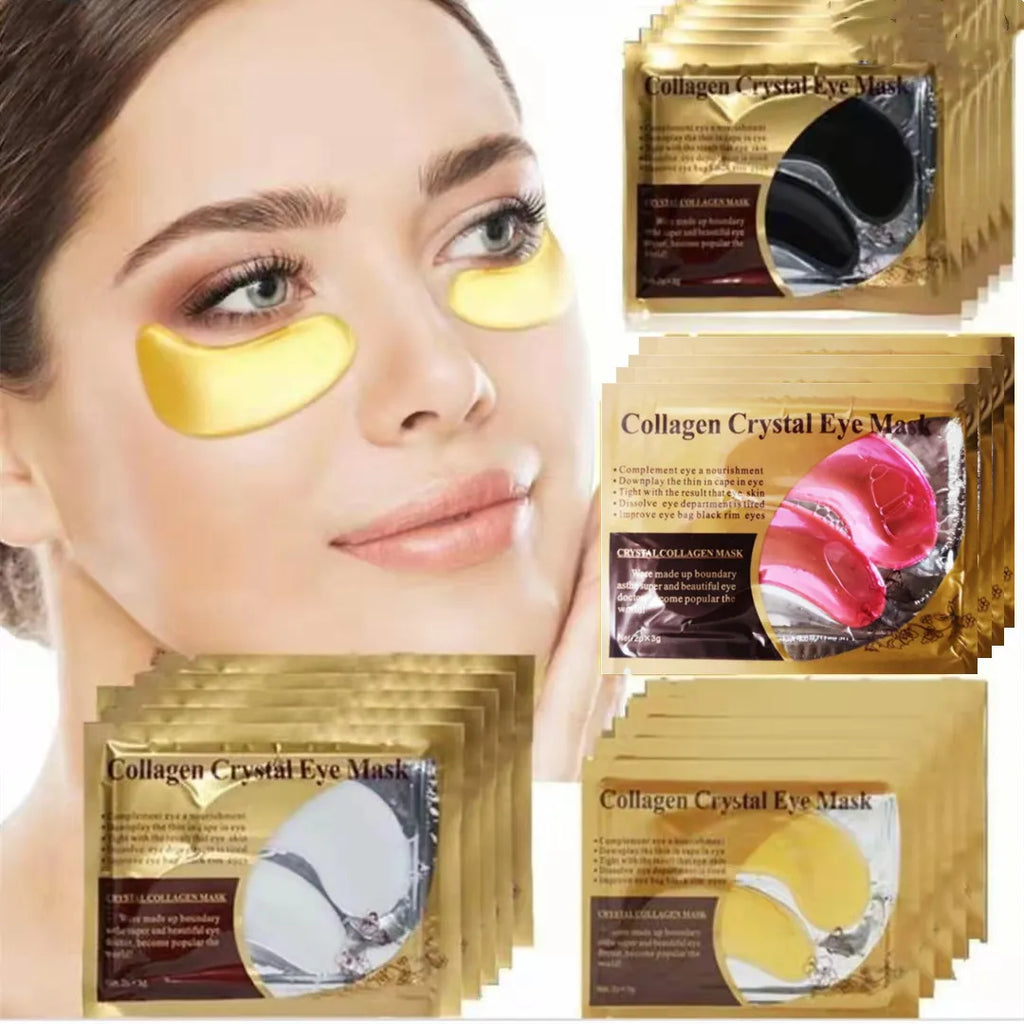 Gold Collagen Crystal Eye Mask skincare Eye Patches Firming Moisturizing Nourishing Eye Skin Care Products