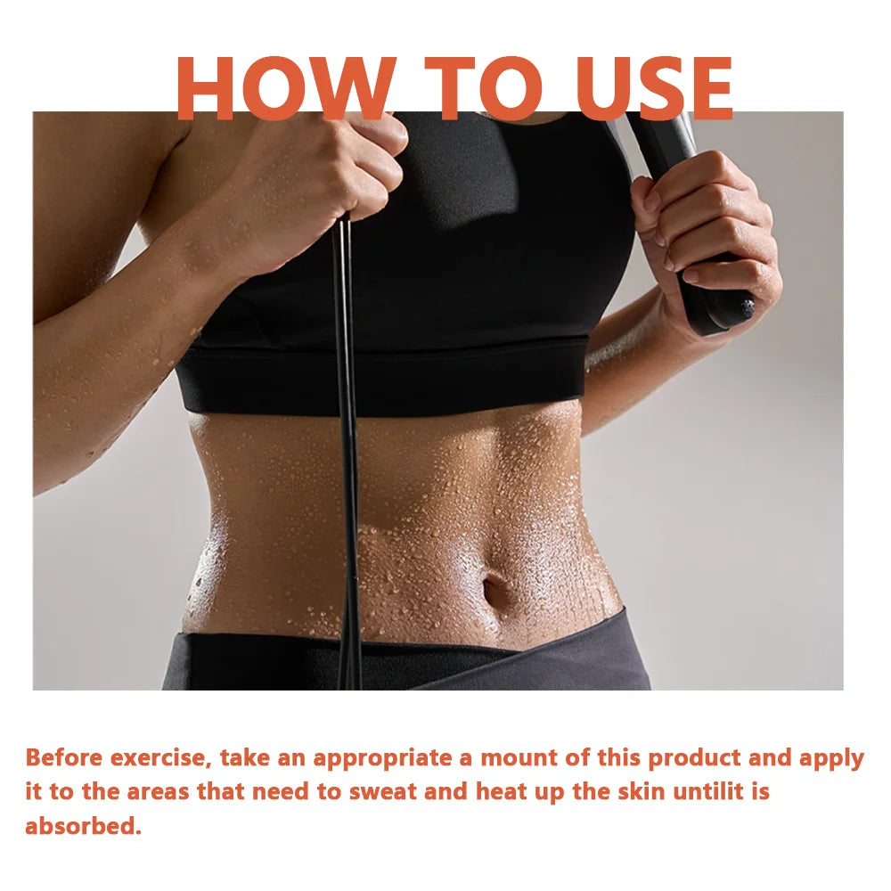 New Heat massage cream, body massage cream, fitness massage cream, improve muscle training and fitness effect