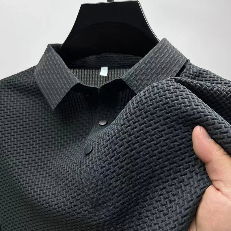 New Men's Business POLO Shirt Summer