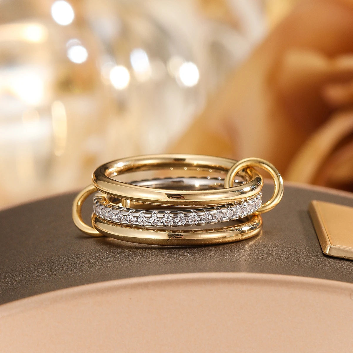 DuoTone Stack Ring