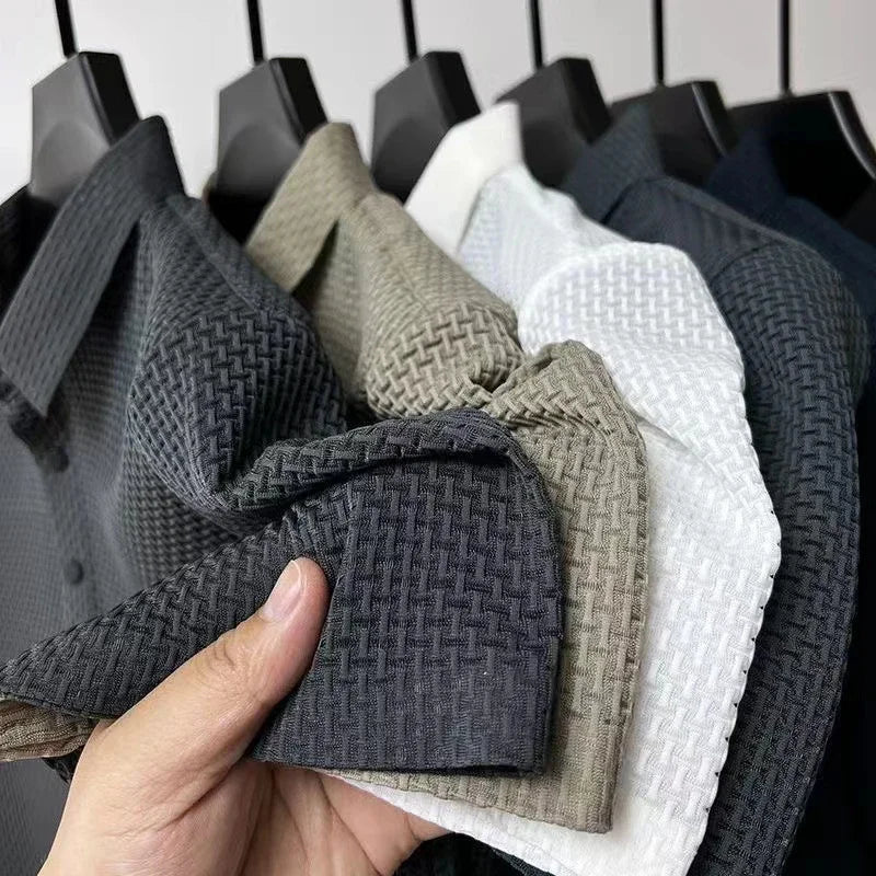 New Men's Business POLO Shirt Summer