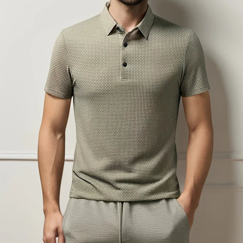 New Men's Business POLO Shirt Summer