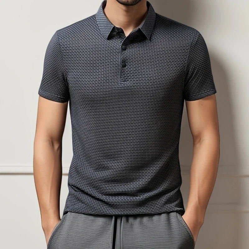 New Men's Business POLO Shirt Summer