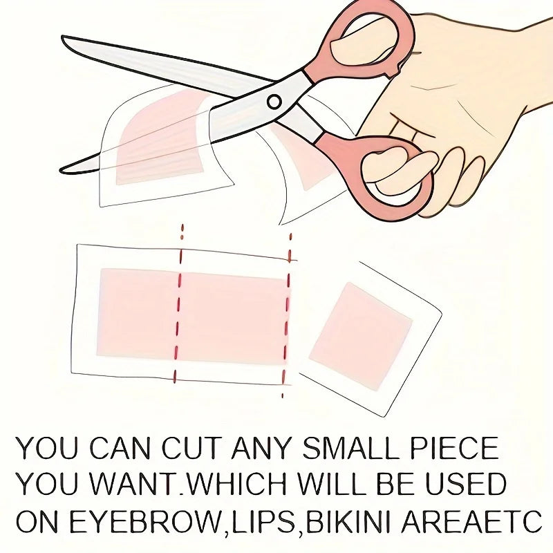Professional Warning Tapes For Summer Hair Removal,