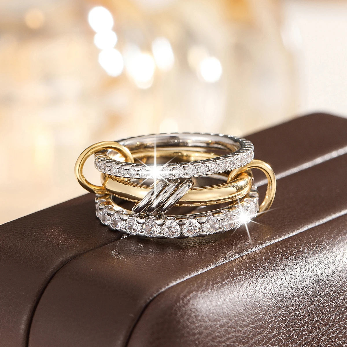 DuoTone Stack Ring