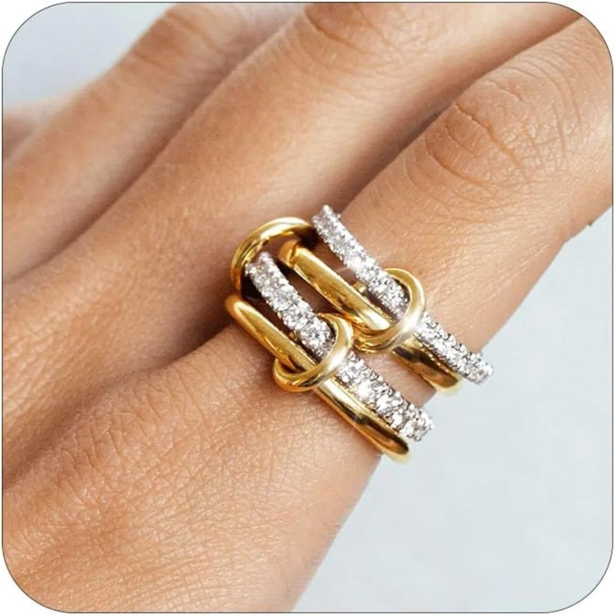 DuoTone Stack Ring