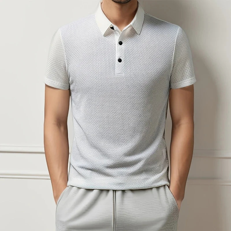 New Men's Business POLO Shirt Summer