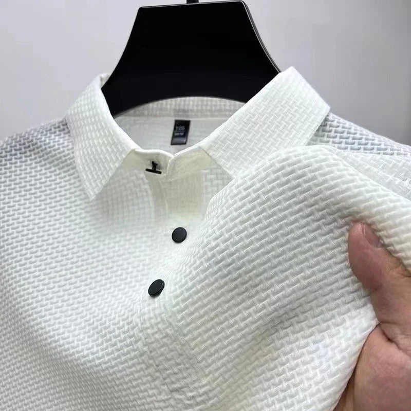 New Men's Business POLO Shirt Summer
