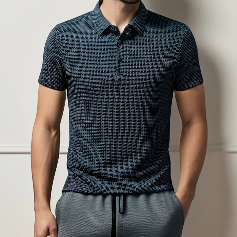 New Men's Business POLO Shirt Summer
