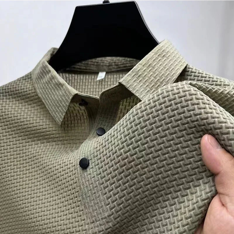 New Men's Business POLO Shirt Summer