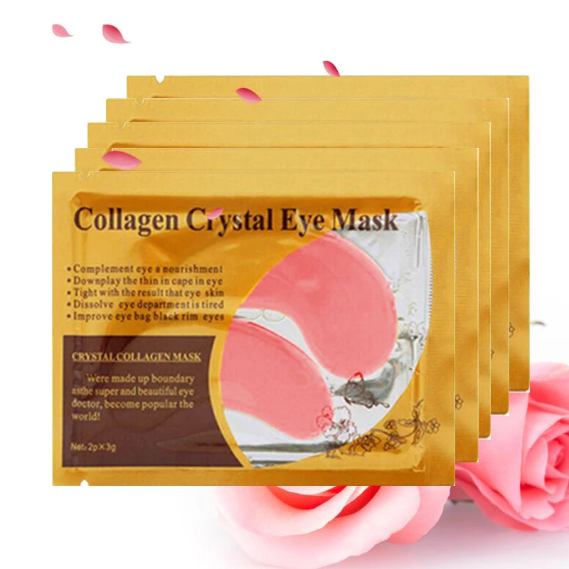 Gold Collagen Crystal Eye Mask skincare Eye Patches Firming Moisturizing Nourishing Eye Skin Care Products